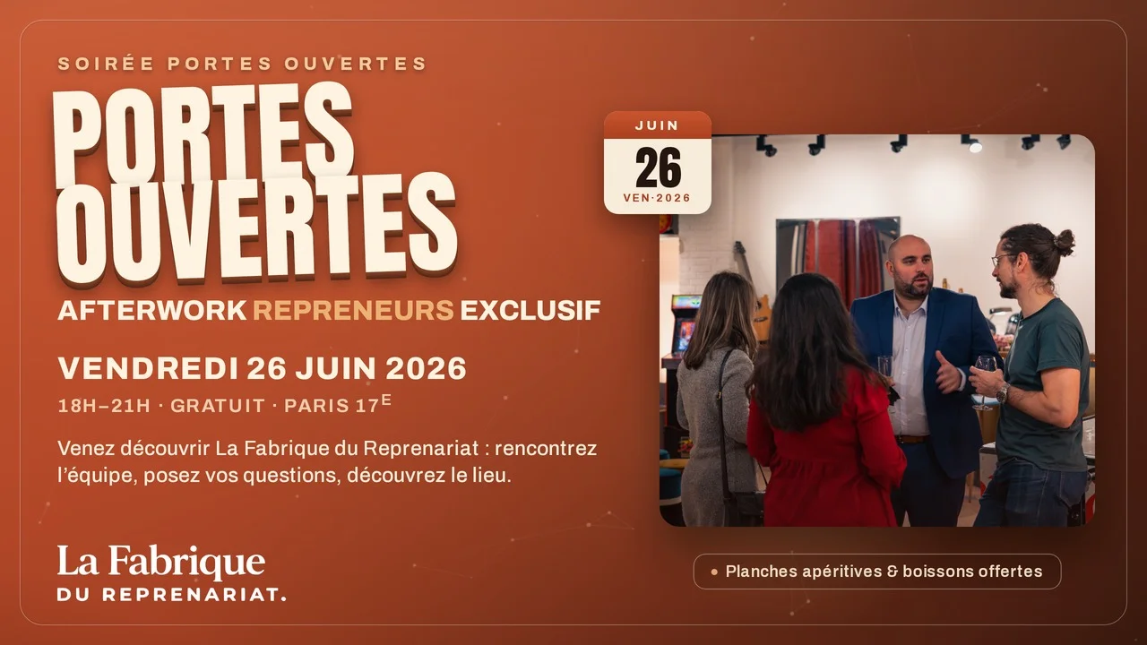 Venez découvrir La Fabrique du Reprenariat